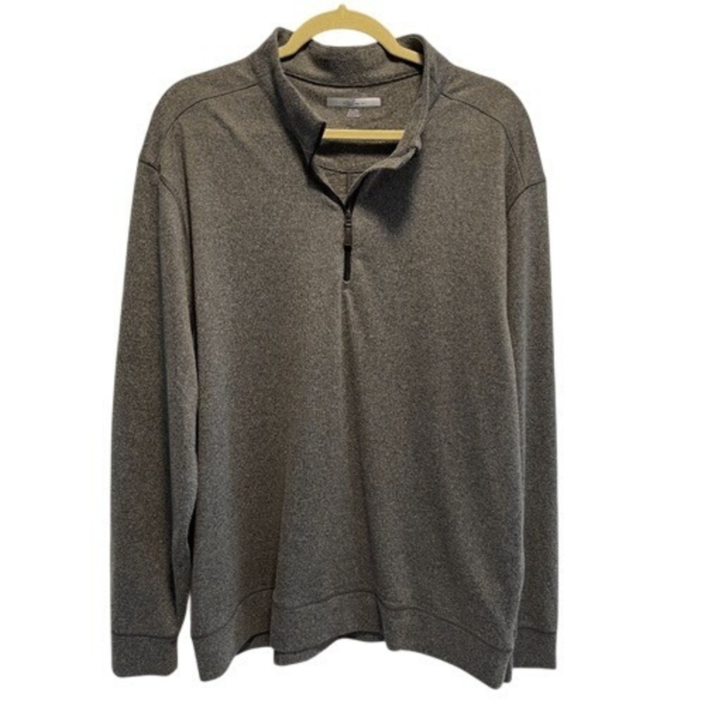 Greg Norman‎ Gray 1/4 Zip Performance Pullover UPF 50+ Size XL